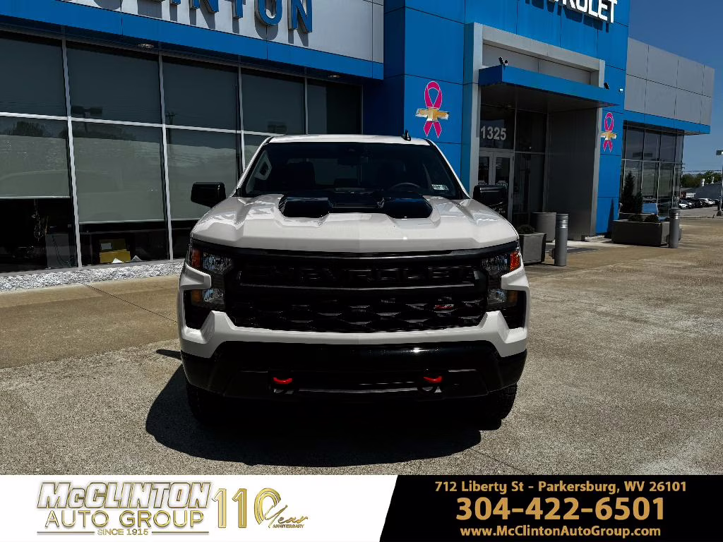 2026 White Sands Chevrolet Silverado Custom Trail Boss 4X4 Truck