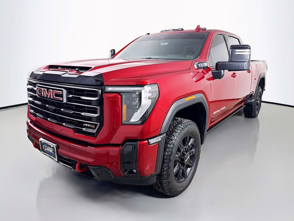 2025 Volcanic Red Tintcoat GMC Sierra 2500HD AT4 4X4 Truck