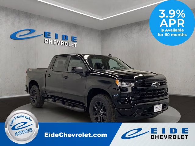 2026 Black Chevrolet Silverado 1500 RST 4X4 Truck