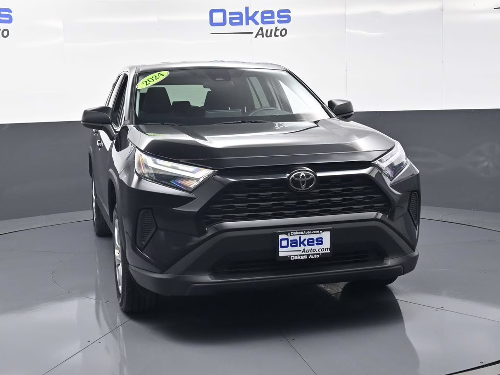 2024 Midnight Black Metallic Toyota RAV4 LE AWD SUV