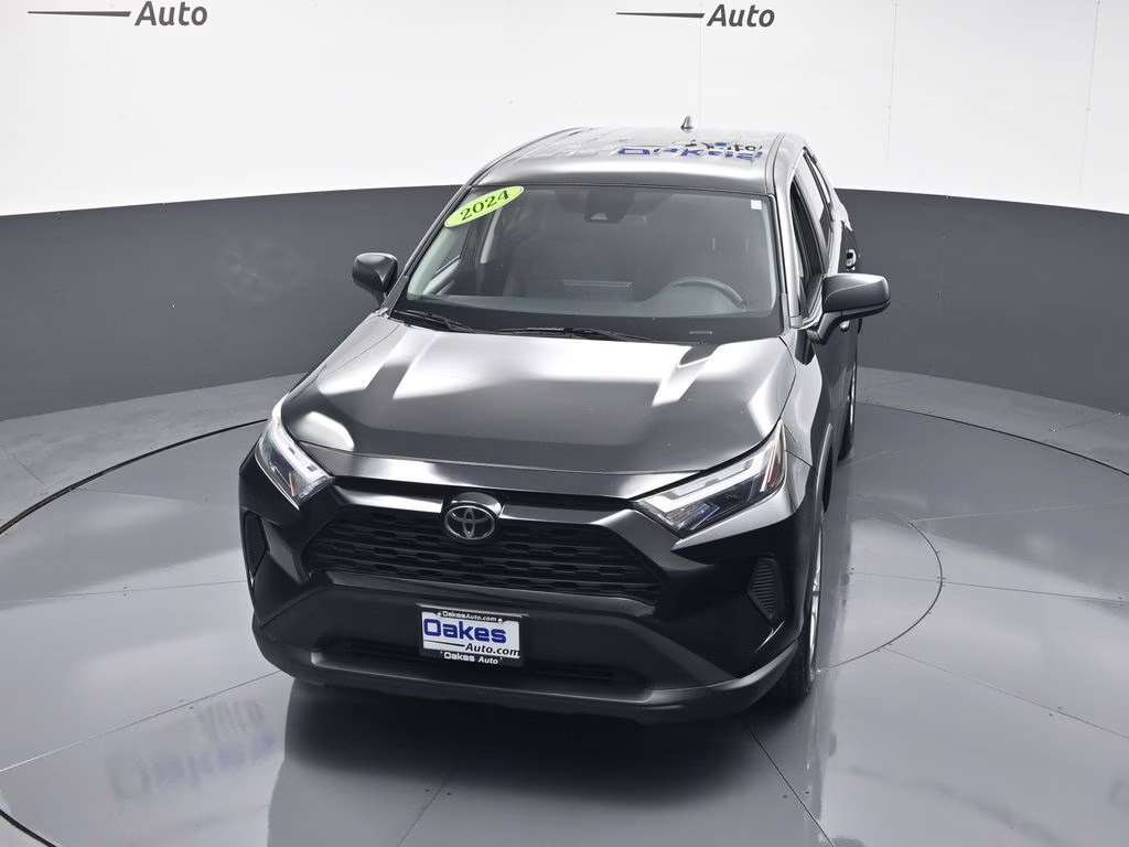 2024 Midnight Black Metallic Toyota RAV4 LE AWD SUV