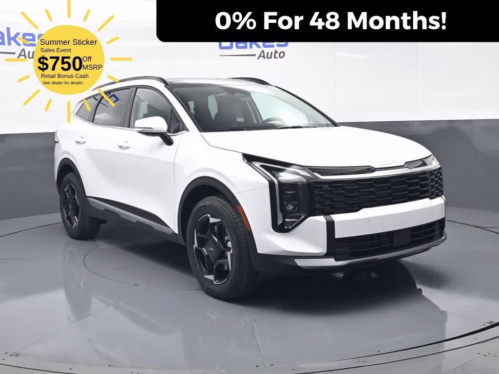 2026 Glacial White Pearl Kia Sportage EX AWD SUV