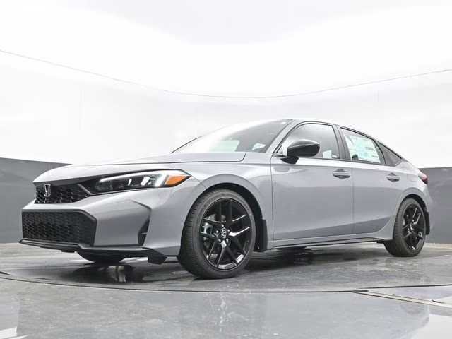 2026 Urban Gray Pearl Honda Civic Sport FWD Hatchback