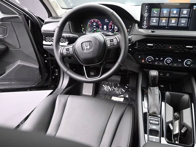 2026 Crystal Black Pearl Honda Accord Hybrid EX-L FWD Sedan
