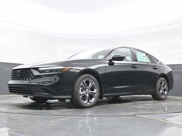 2026 Crystal Black Pearl Honda Accord Hybrid EX-L FWD Sedan