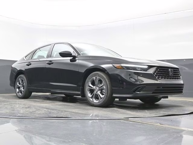 2026 Crystal Black Pearl Honda Accord Hybrid EX-L FWD Sedan