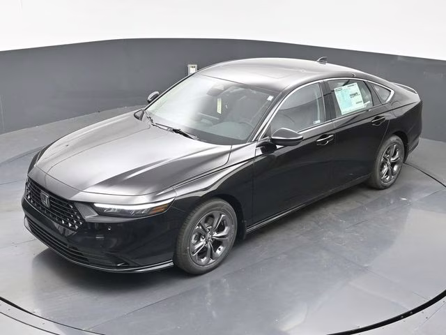 2026 Crystal Black Pearl Honda Accord Hybrid EX-L FWD Sedan