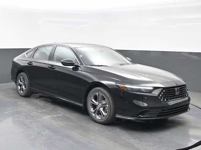 2026 Crystal Black Pearl Honda Accord Hybrid EX-L FWD Sedan
