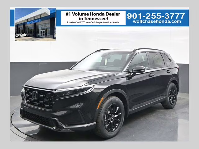 2026 Crystal Black Pearl Honda CR-V Hybrid Sport-L AWD SUV
