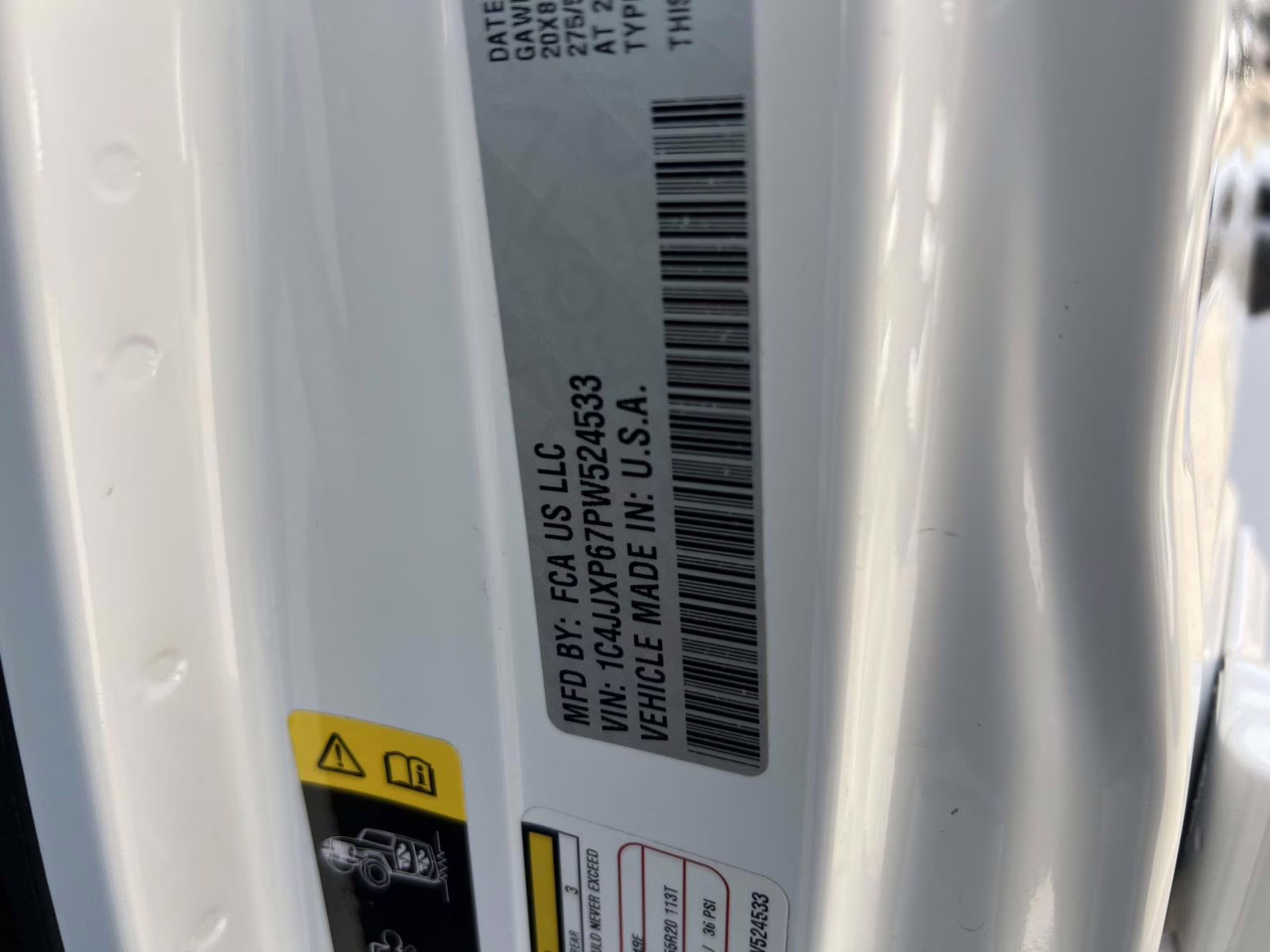 2023 White Jeep Wrangler 4xe Sahara 4x4 4X4 SUV