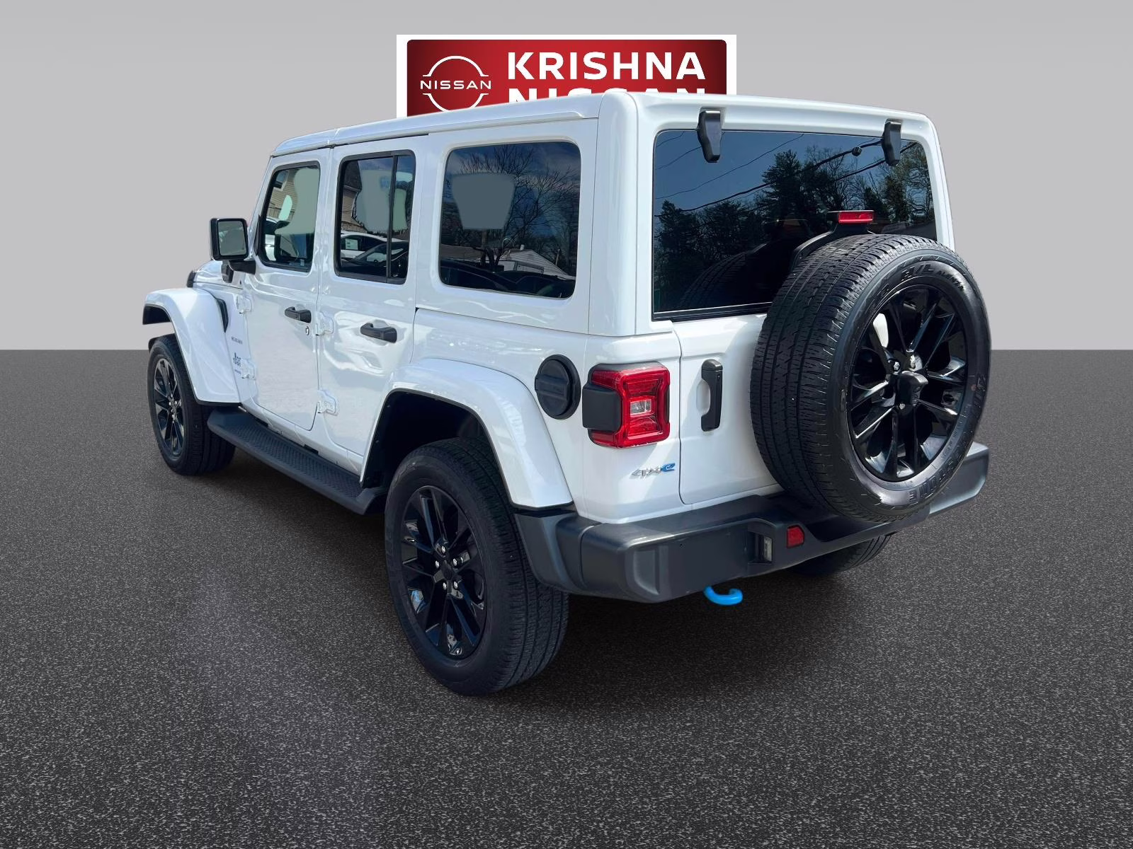 2023 White Jeep Wrangler 4xe Sahara 4x4 4X4 SUV