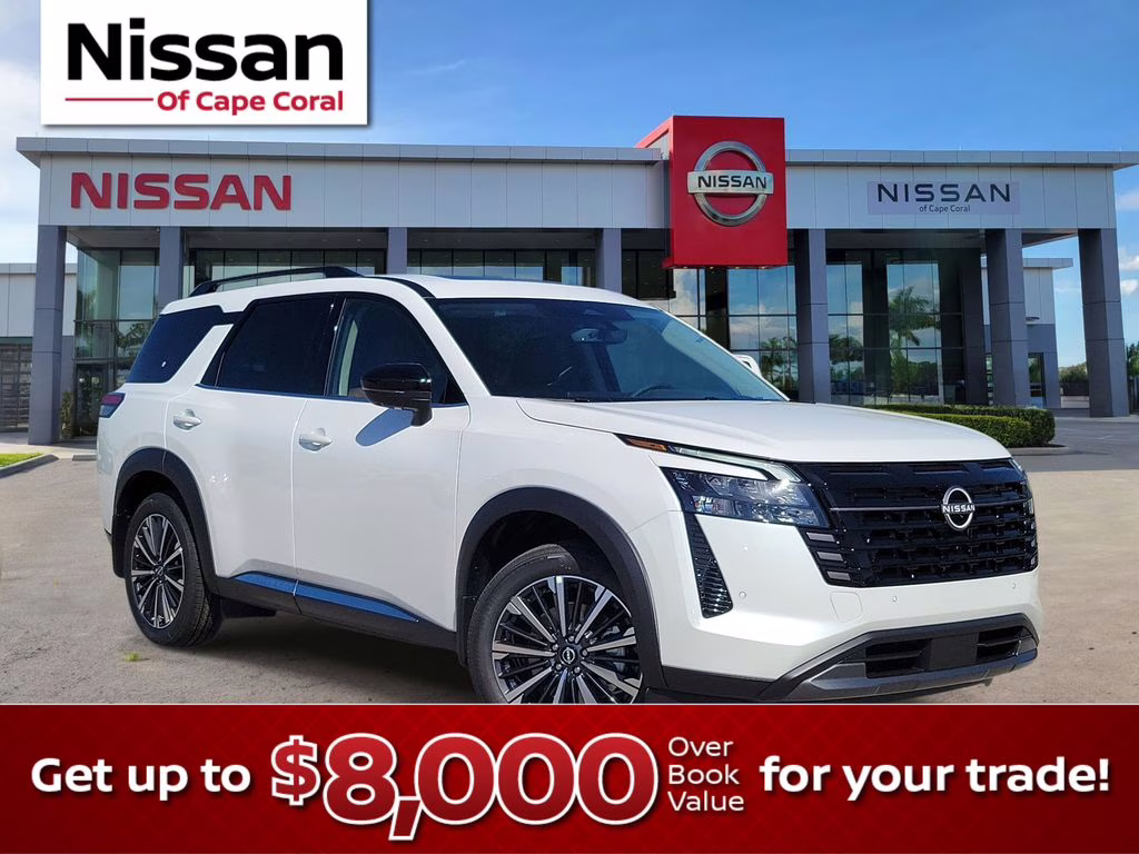 2026 White Pearl Nissan Pathfinder Platinum FWD SUV