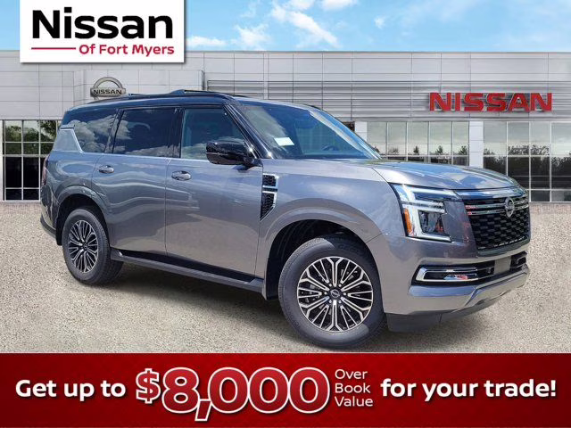 2026 Gun Metallic/Super Black Nissan Armada Platinum RWD SUV