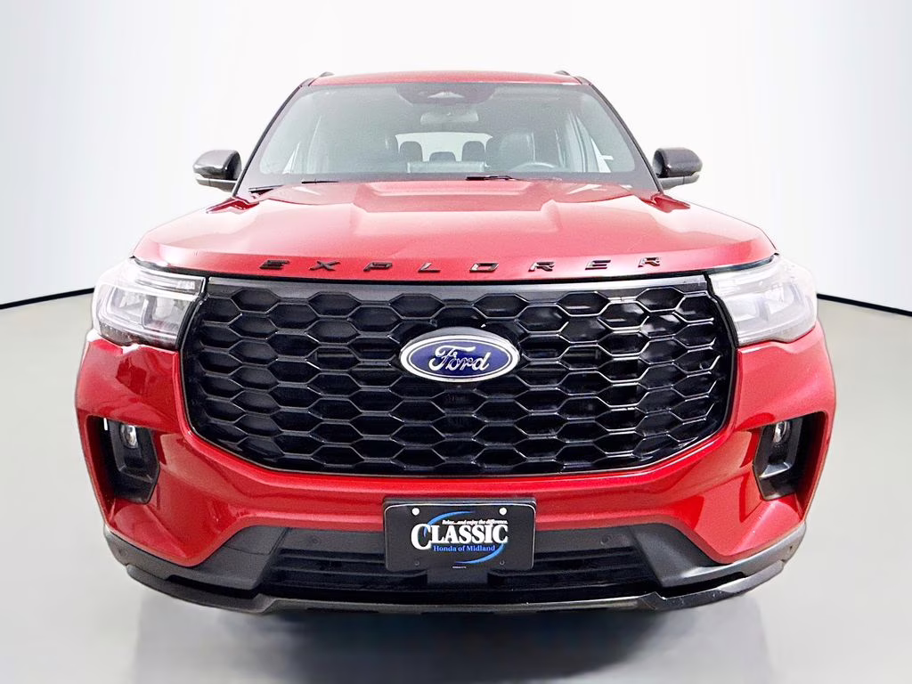 2025 Red Metallic Ford Explorer ST-Line 4X4 SUV