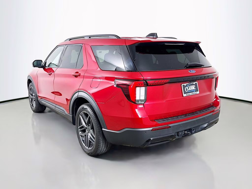 2025 Red Metallic Ford Explorer ST-Line 4X4 SUV