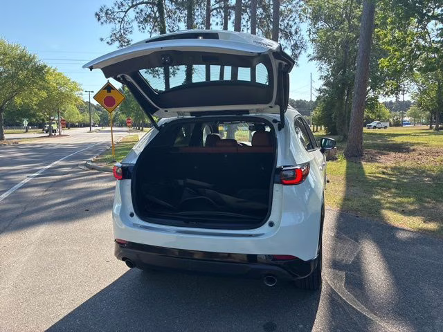2024 Rhodium White Metallic Mazda CX-5 2.5 Carbon Turbo AWD SUV
