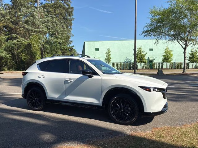 2024 Rhodium White Metallic Mazda CX-5 2.5 Carbon Turbo AWD SUV