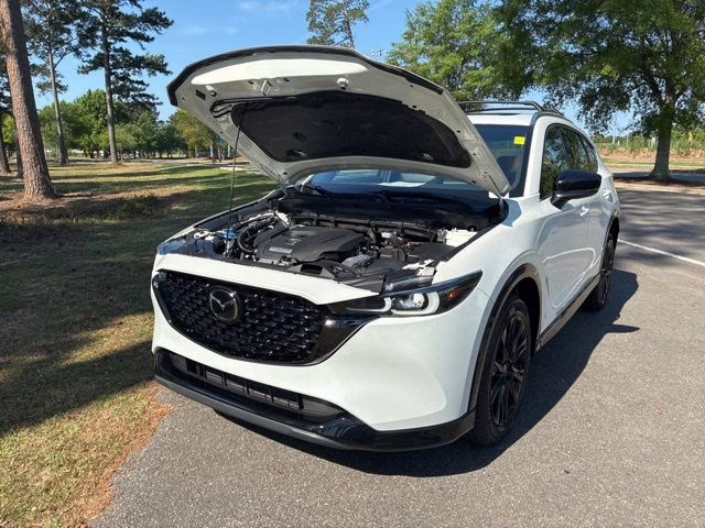 2024 Rhodium White Metallic Mazda CX-5 2.5 Carbon Turbo AWD SUV