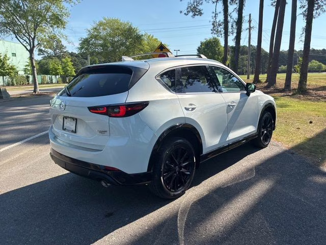 2024 Rhodium White Metallic Mazda CX-5 2.5 Carbon Turbo AWD SUV