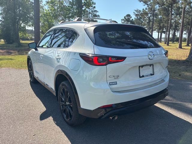 2024 Rhodium White Metallic Mazda CX-5 2.5 Carbon Turbo AWD SUV