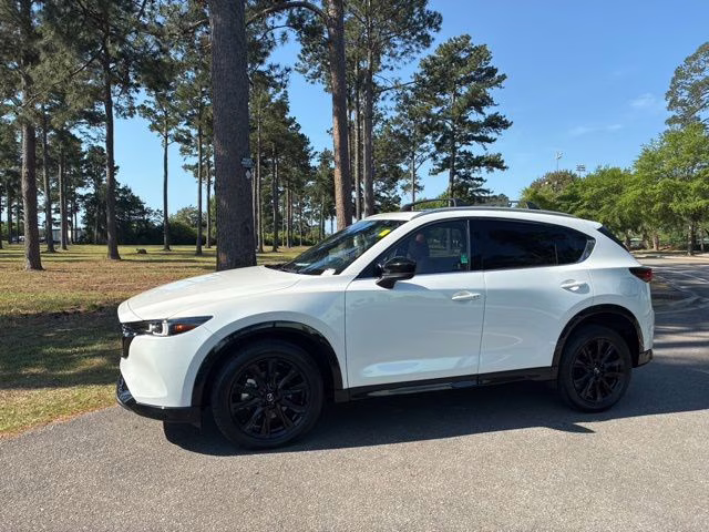 2024 Rhodium White Metallic Mazda CX-5 2.5 Carbon Turbo AWD SUV