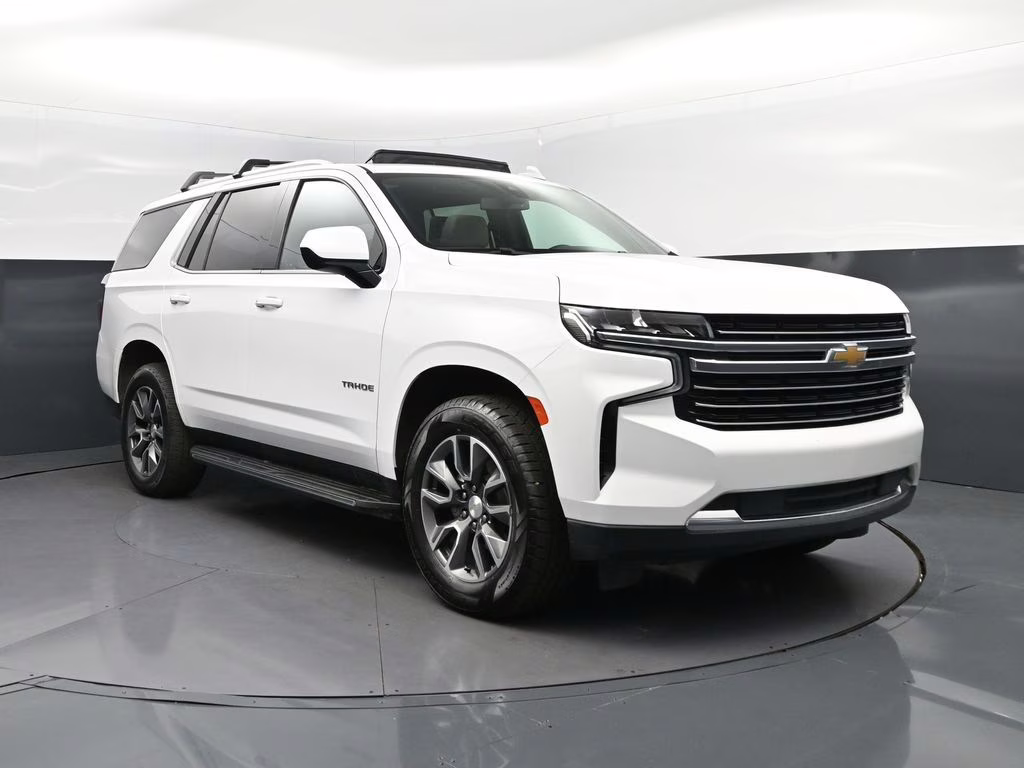 2021 Summit White Chevrolet Tahoe LT RWD SUV