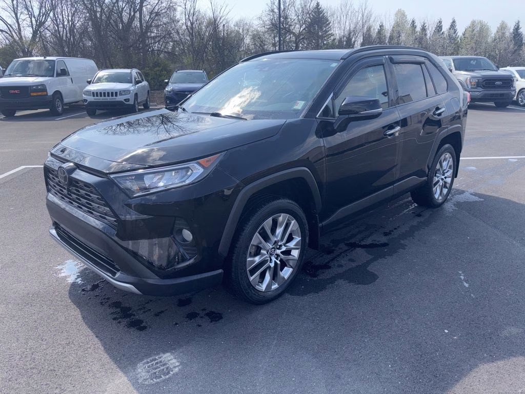 2020 Midnight Black Metallic Toyota RAV4 Limited AWD SUV