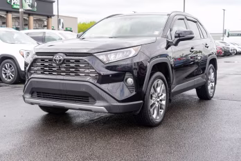 2020 Midnight Black Metallic Toyota RAV4 Limited AWD SUV
