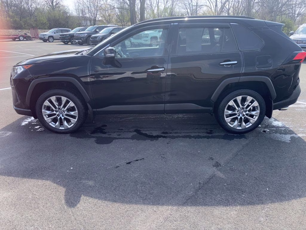 2020 Midnight Black Metallic Toyota RAV4 Limited AWD SUV
