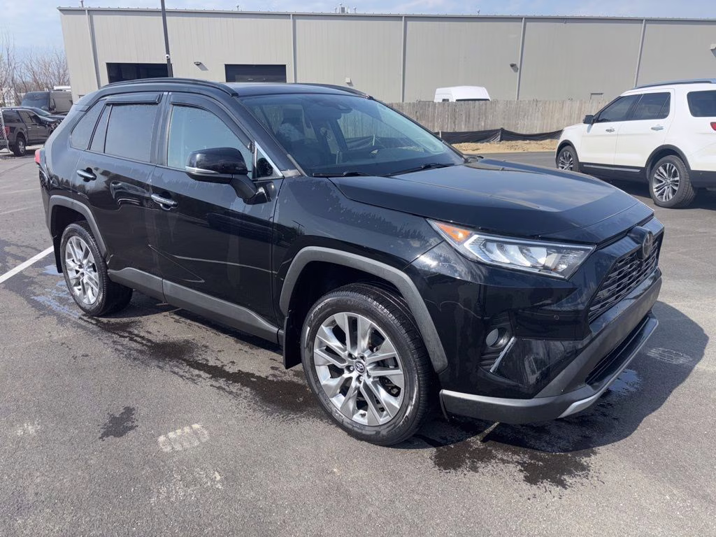 2020 Midnight Black Metallic Toyota RAV4 Limited AWD SUV