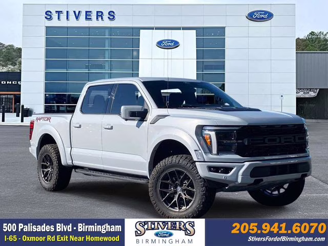 2025 Space White Metallic Ford F-150 Raptor 4X4 Truck