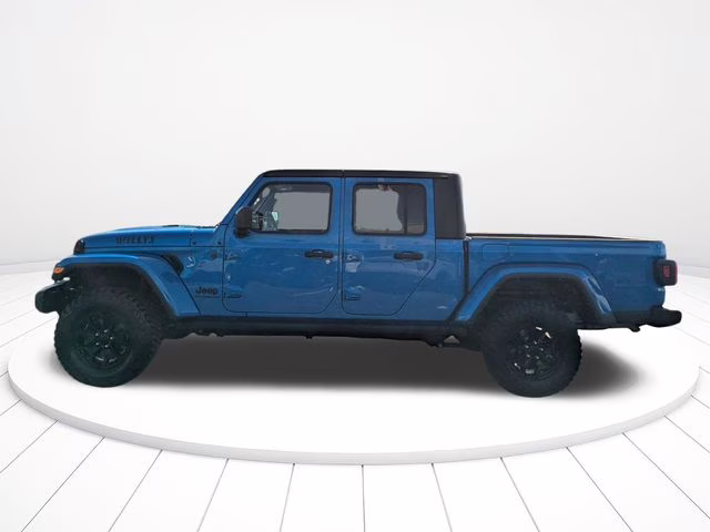 2022 Hydro Blue Pearlcoat Jeep Gladiator Willys 4X4 Truck