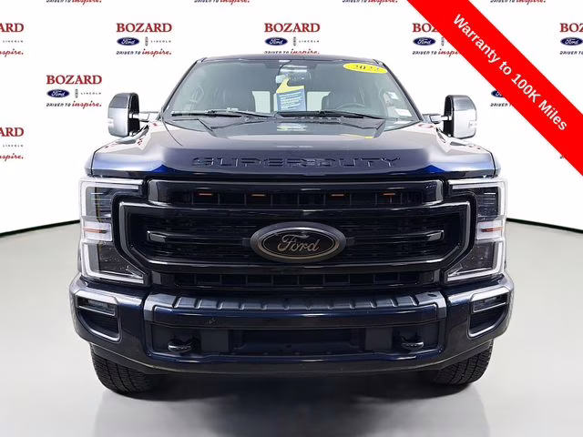 2022 Blue Metallic Ford Super Duty F-250 SRW Lariat 4X4 Truck
