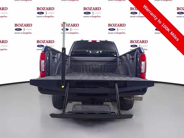 2022 Blue Metallic Ford Super Duty F-250 SRW Lariat 4X4 Truck