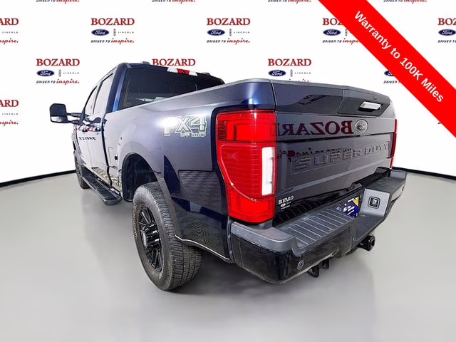 2022 Blue Metallic Ford Super Duty F-250 SRW Lariat 4X4 Truck
