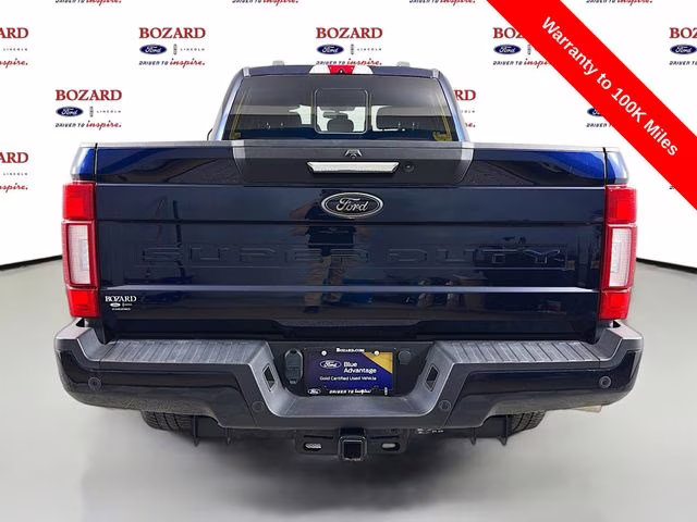2022 Blue Metallic Ford Super Duty F-250 SRW Lariat 4X4 Truck