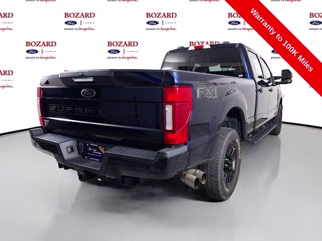 2022 Blue Metallic Ford Super Duty F-250 SRW Lariat 4X4 Truck