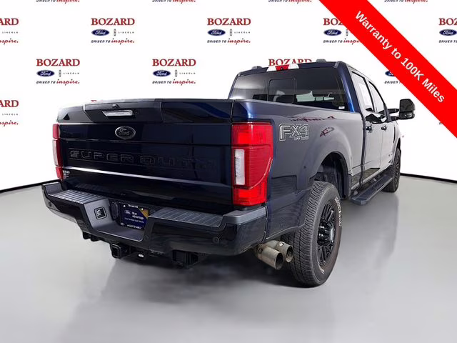 2022 Blue Metallic Ford Super Duty F-250 SRW Lariat 4X4 Truck