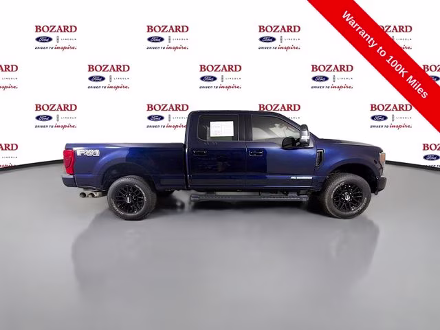 2022 Blue Metallic Ford Super Duty F-250 SRW Lariat 4X4 Truck