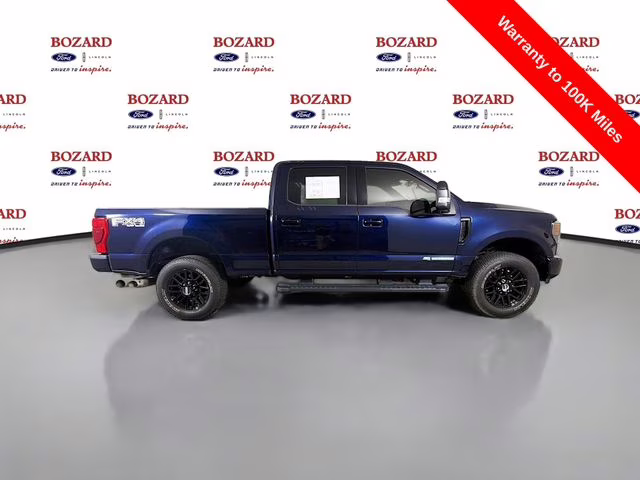 2022 Blue Metallic Ford Super Duty F-250 SRW Lariat 4X4 Truck