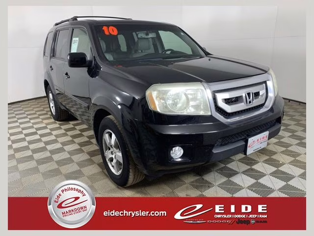 2010 Crystal Black Pearl Honda Pilot EX-L 4X4 SUV