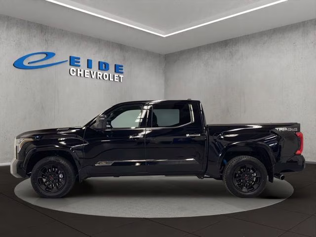 2025 Midnight Black Metallic Toyota Tundra Hybrid 1794 Edition 4X4 Truck