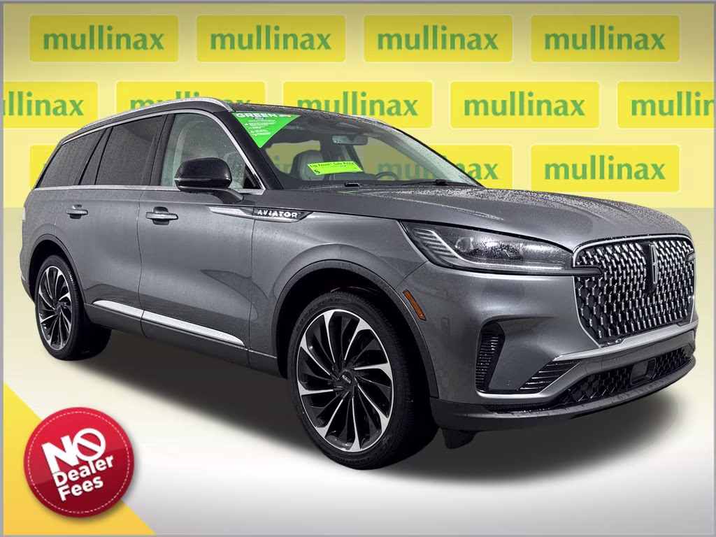 2025 Asher Gray Metallic Clearcoat Lincoln Aviator Reserve AWD SUV