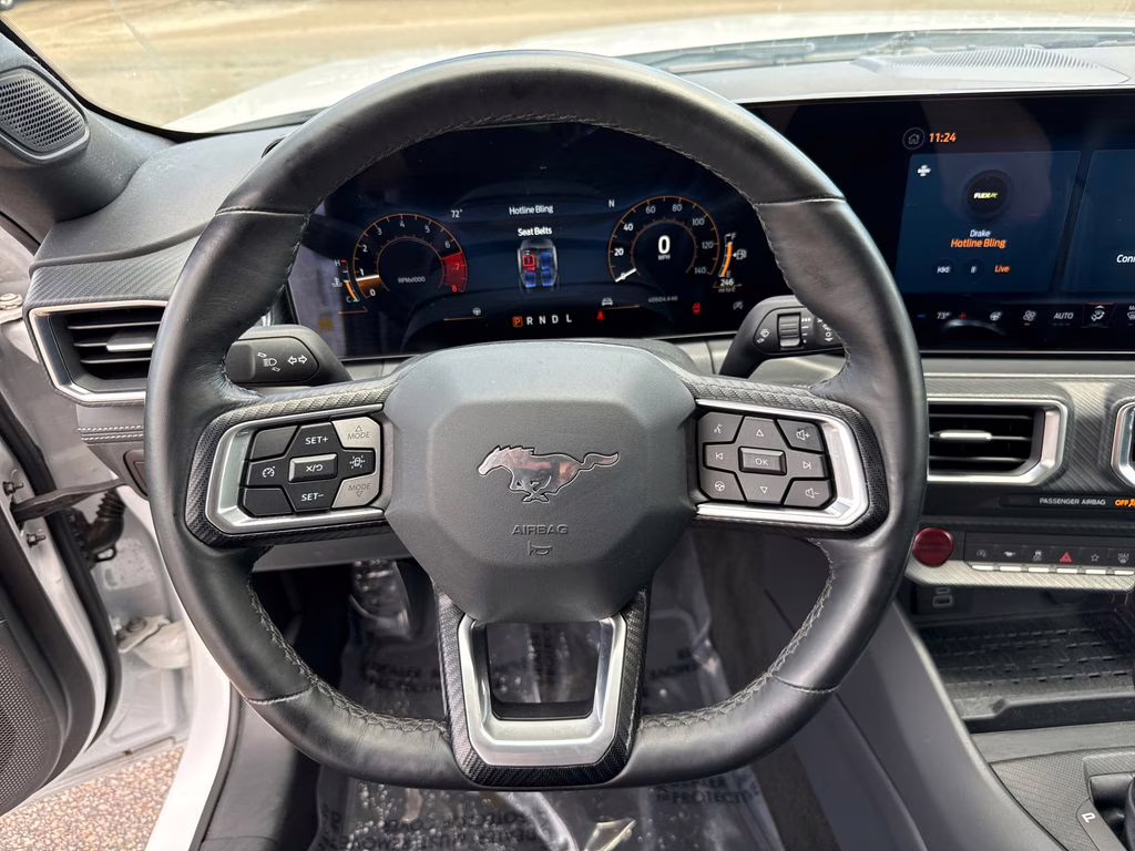 2024 Oxford White Ford Mustang EcoBoost Premium RWD Convertible