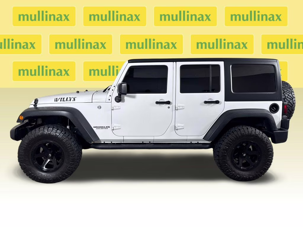 2017 Bright White Clearcoat Jeep Wrangler Unlimited Willys 4X4 SUV