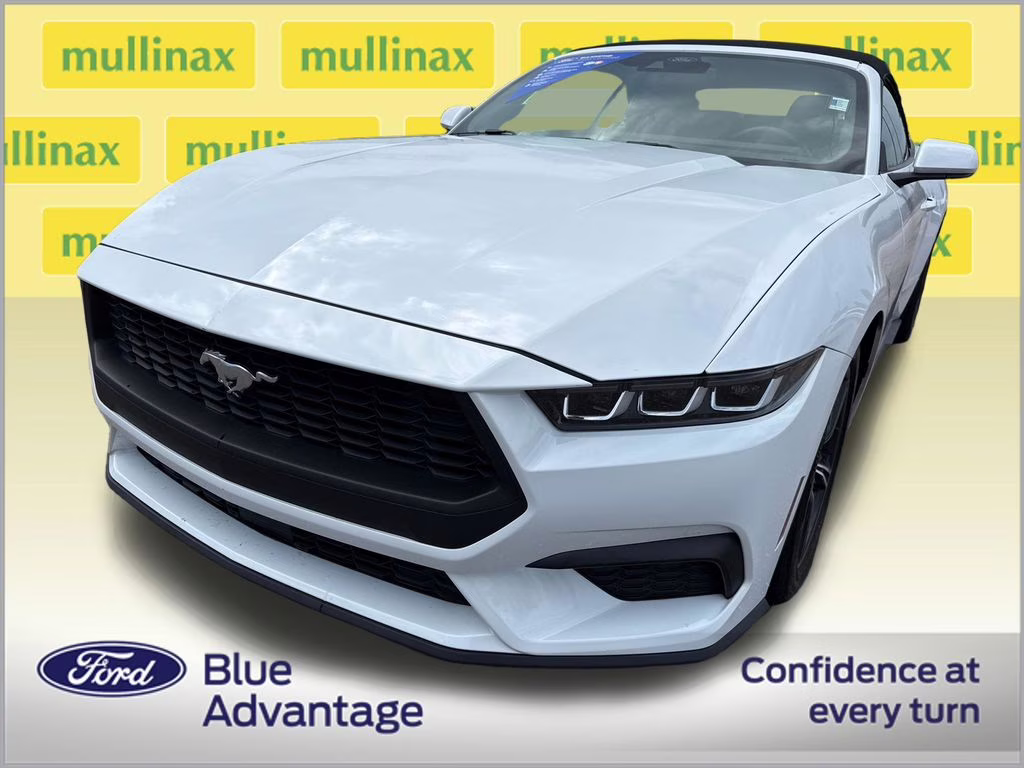 2024 Oxford White Ford Mustang EcoBoost Premium RWD Convertible
