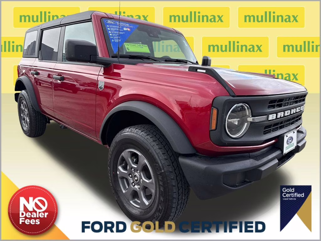 2025 Ruby Red Metallic Tinted Clearcoat Ford Bronco Big Bend 4X4 SUV