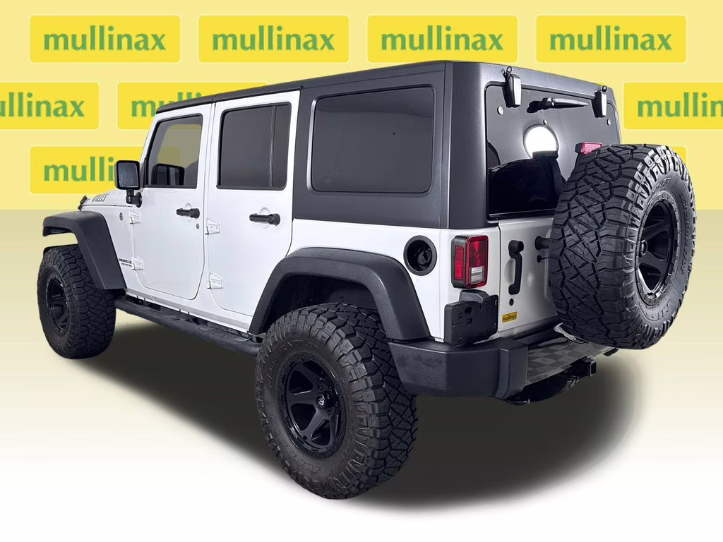 2017 Bright White Clearcoat Jeep Wrangler Unlimited Willys 4X4 SUV