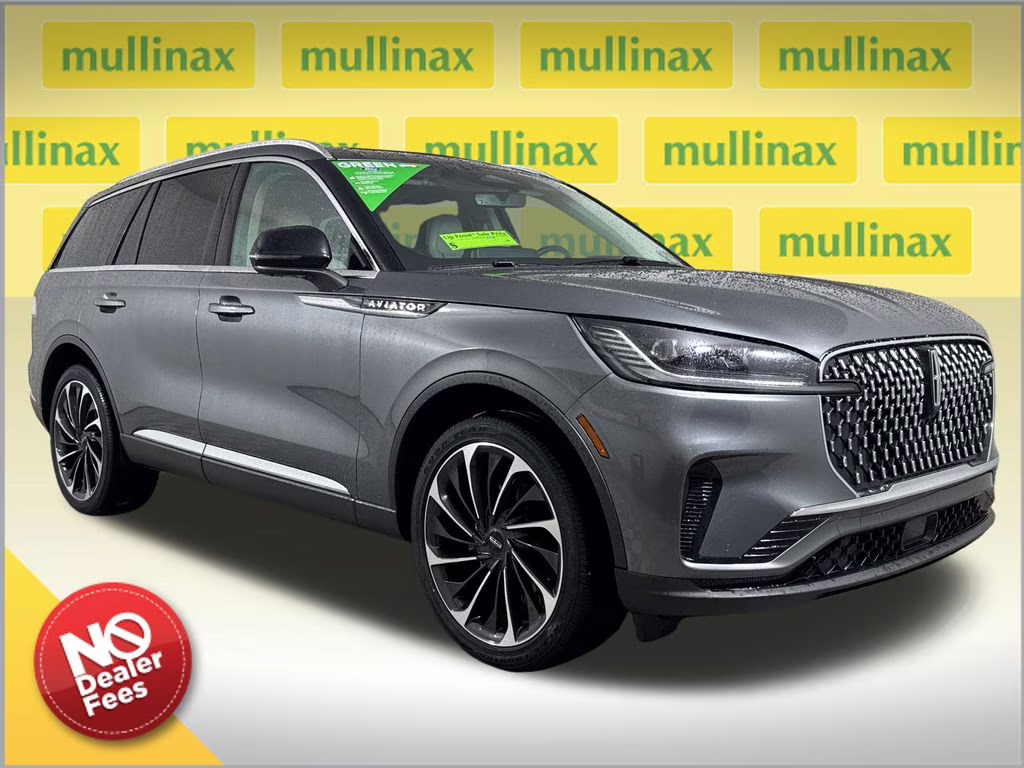 2025 Asher Gray Metallic Clearcoat Lincoln Aviator Reserve AWD SUV