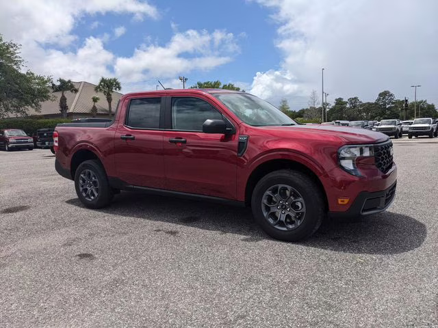 2026 Ruby Red Metallic Tinted Clearcoat Ford Maverick XLT FWD Truck